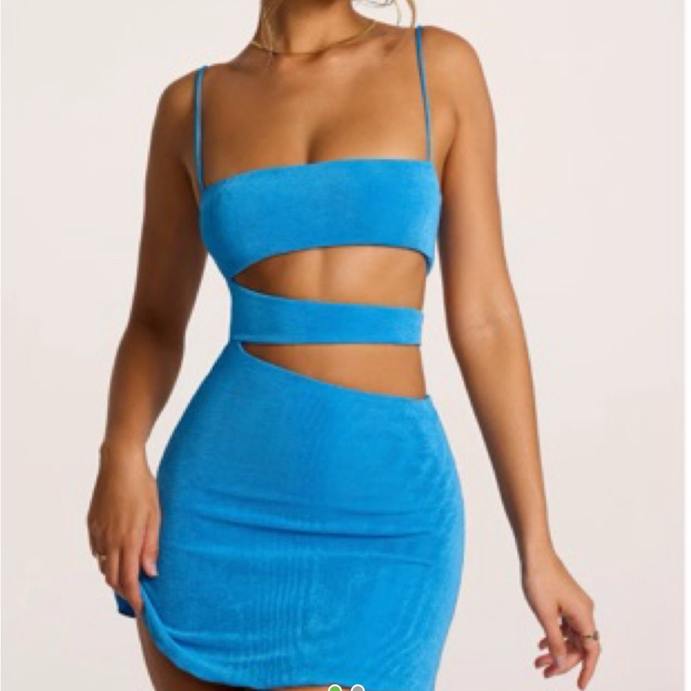 A line mini dress